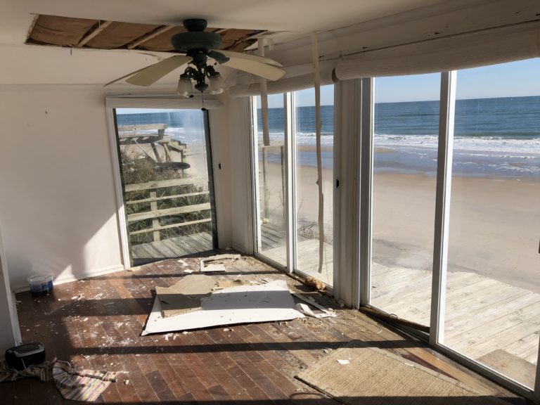 Surf City Water Damage Home Restoration Before